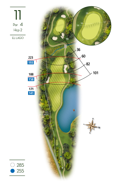 Hoyo 11 | El Lago/El Llac