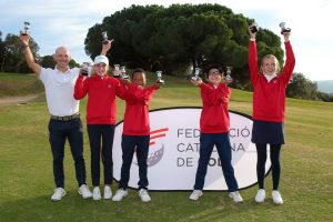 Subcampeones de Campeonato Infantil de Catalunya en Golf d'Aro Mas Nou